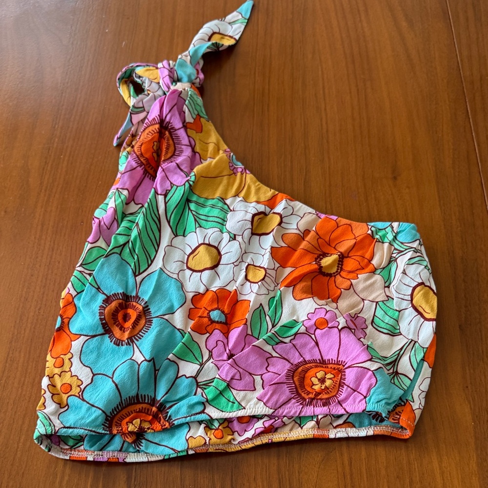 Show Me Your MuMu Colorful Floral Top